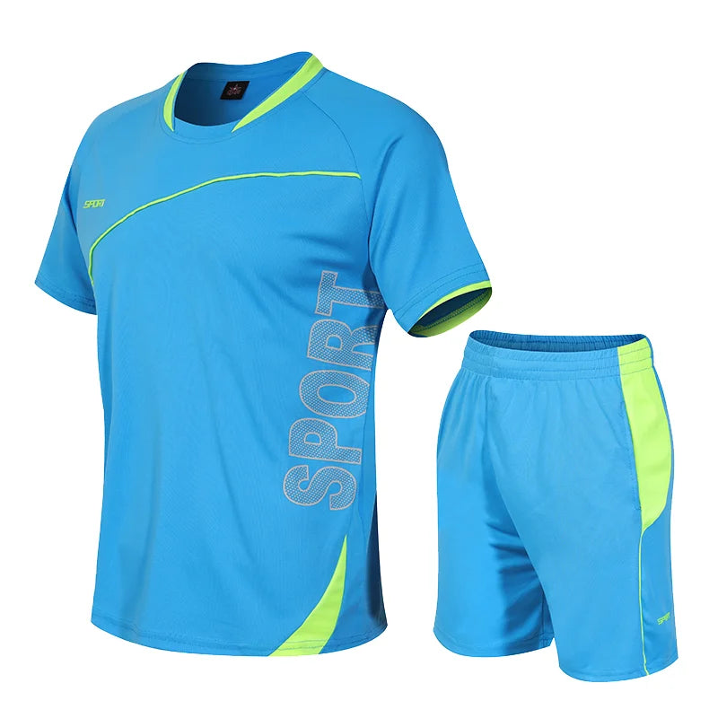 Men Tracksuit Two Piece Set