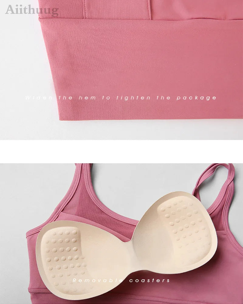 Women Sports Bra Yoga Crop Tank