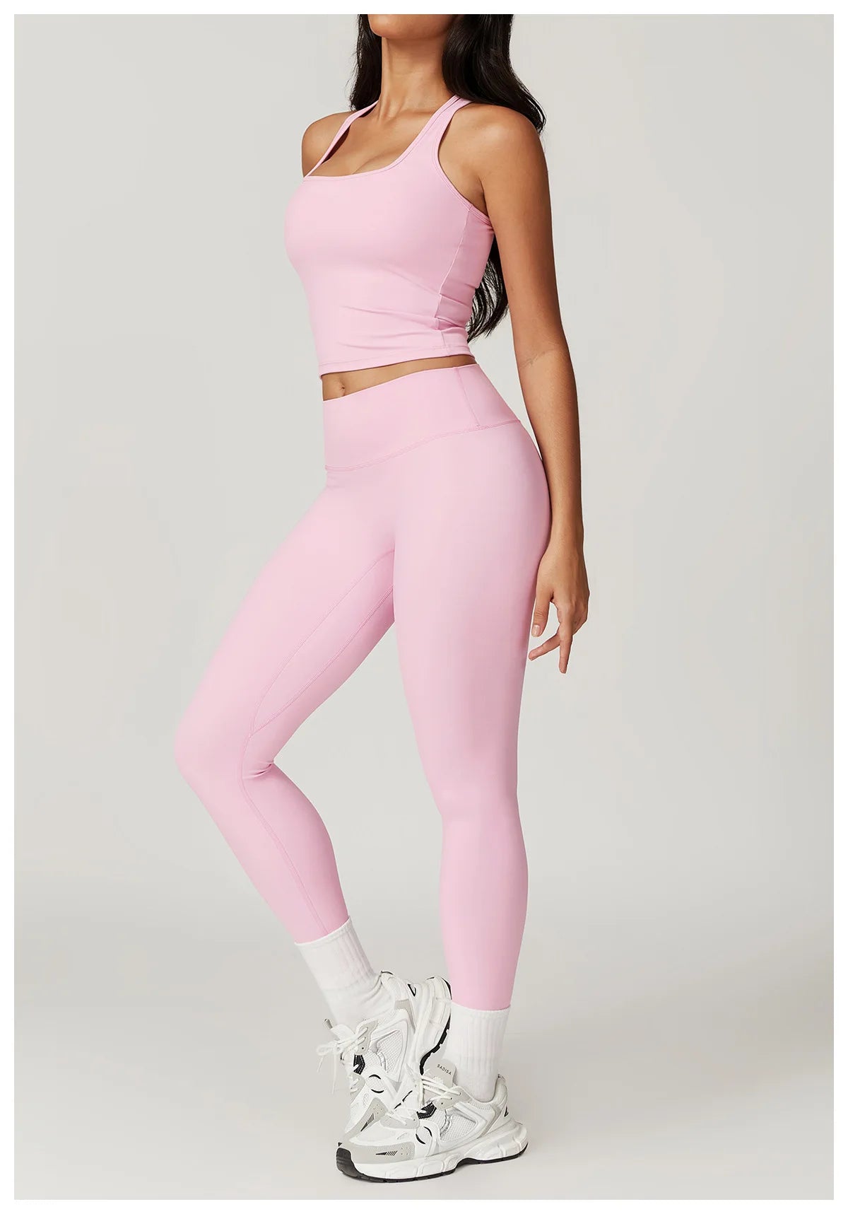 Women Yoga Set Leggings Skirt