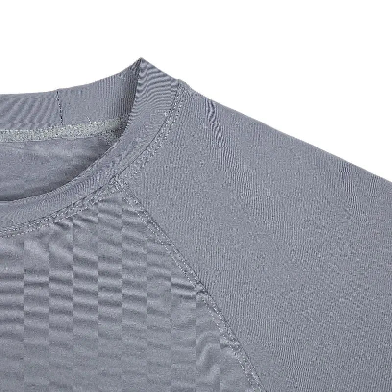 Men Rash Guard Shirt Long Sleeve