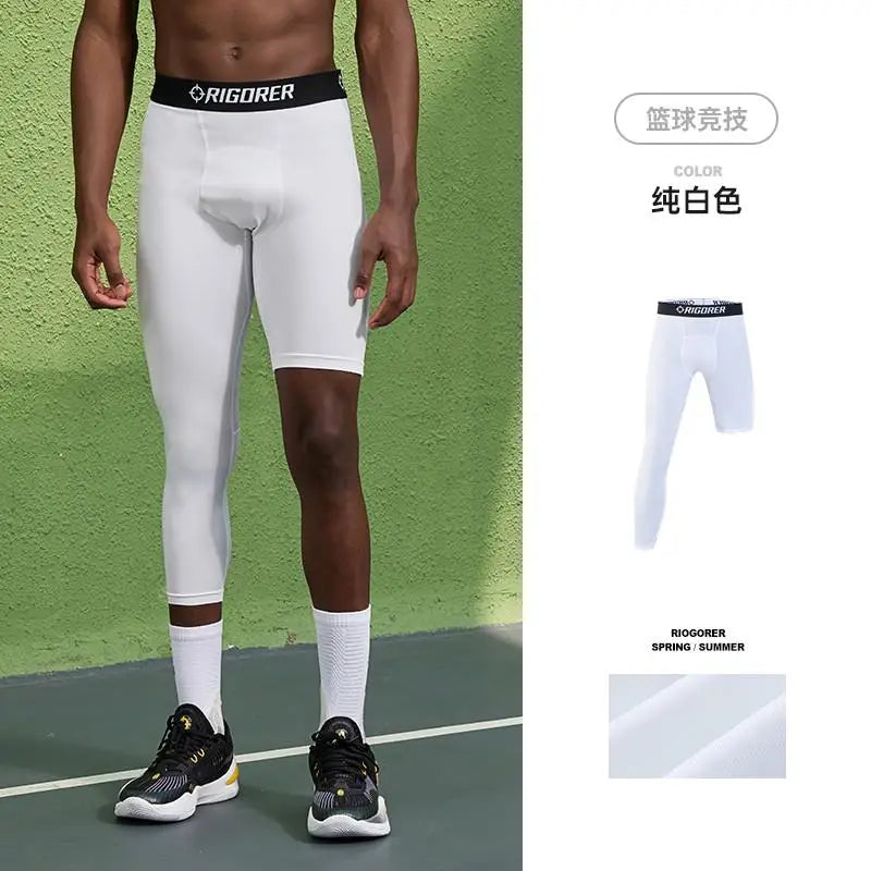 Men Compression Pants Basketball Training