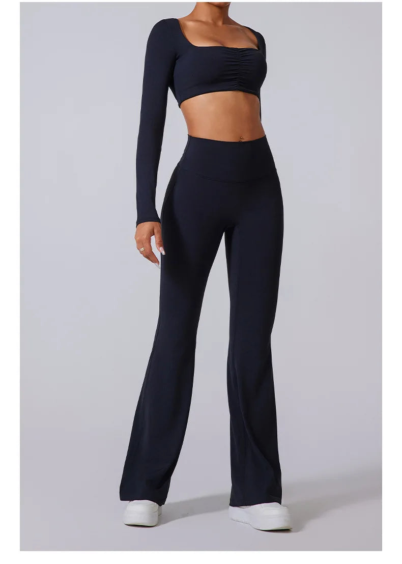 Women Leggings High Waist Wide Pants