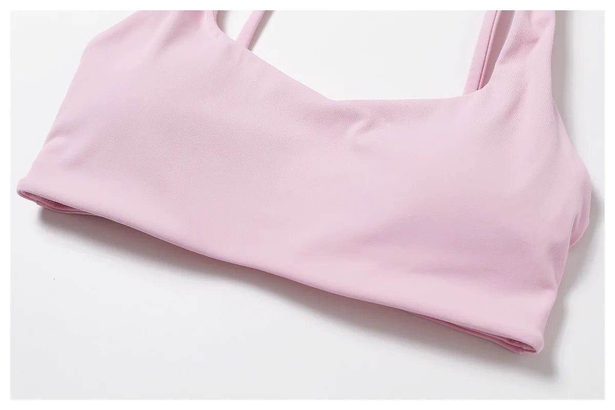 Women Yoga Set Long Sleeve Bra Leggings