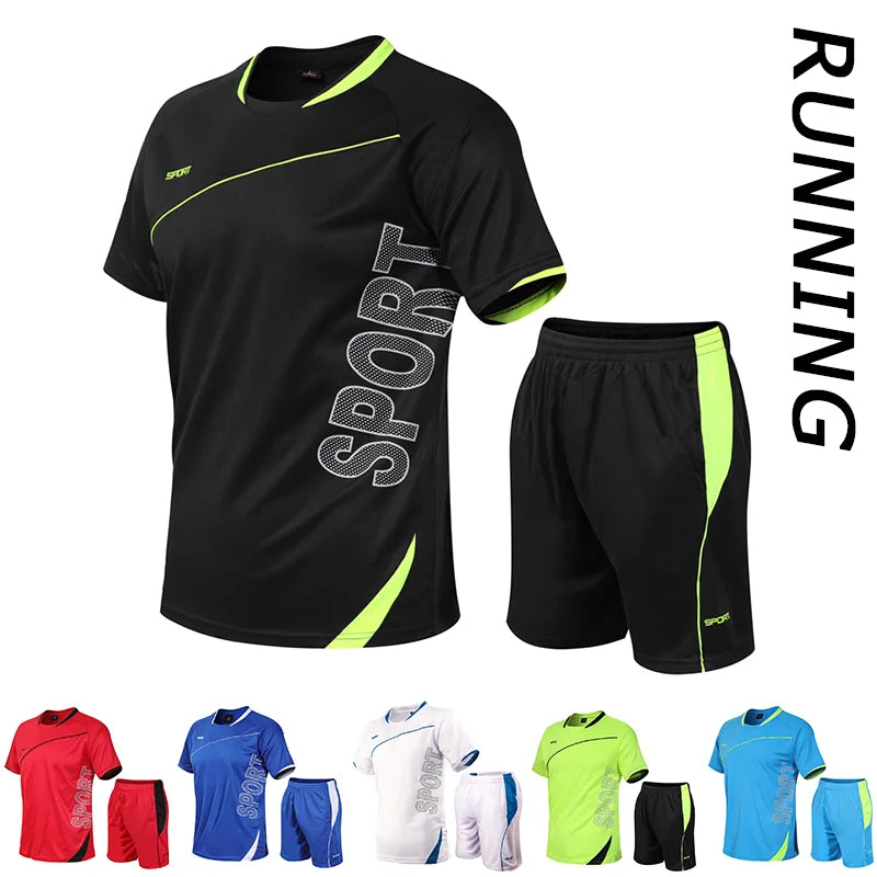 Men Tracksuit Two Piece Set