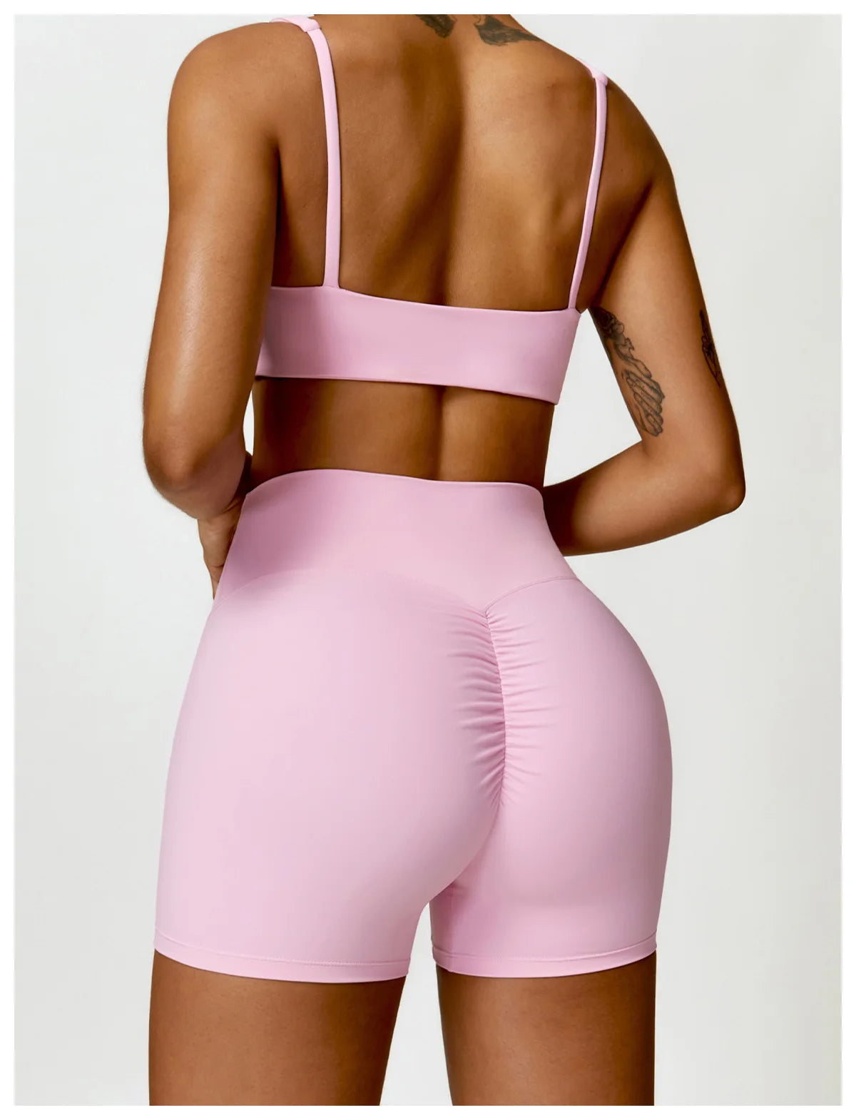 Women Yoga Set Long Sleeve Bra Leggings