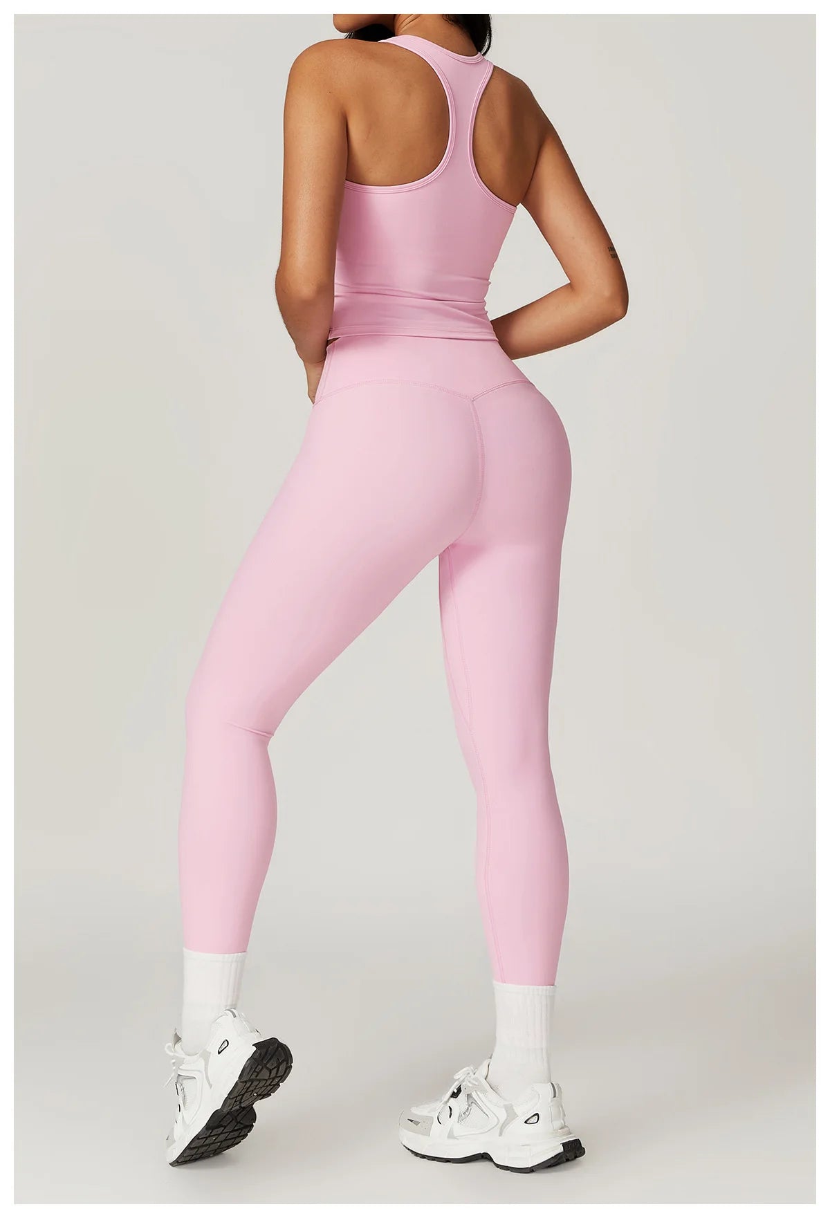 Women Yoga Set Leggings Skirt