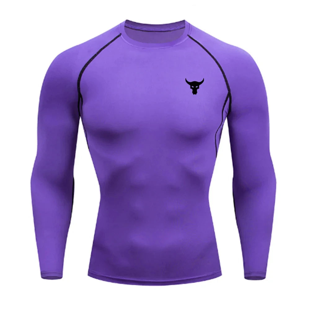 Men Compression Shirt Long Sleeve