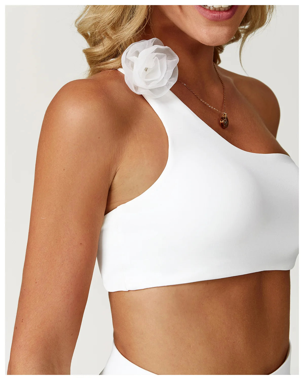 Women Sports Bra One Shoulder Vest