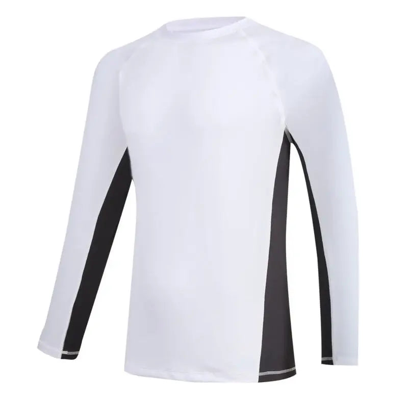 Men Rash Guard Shirt Long Sleeve