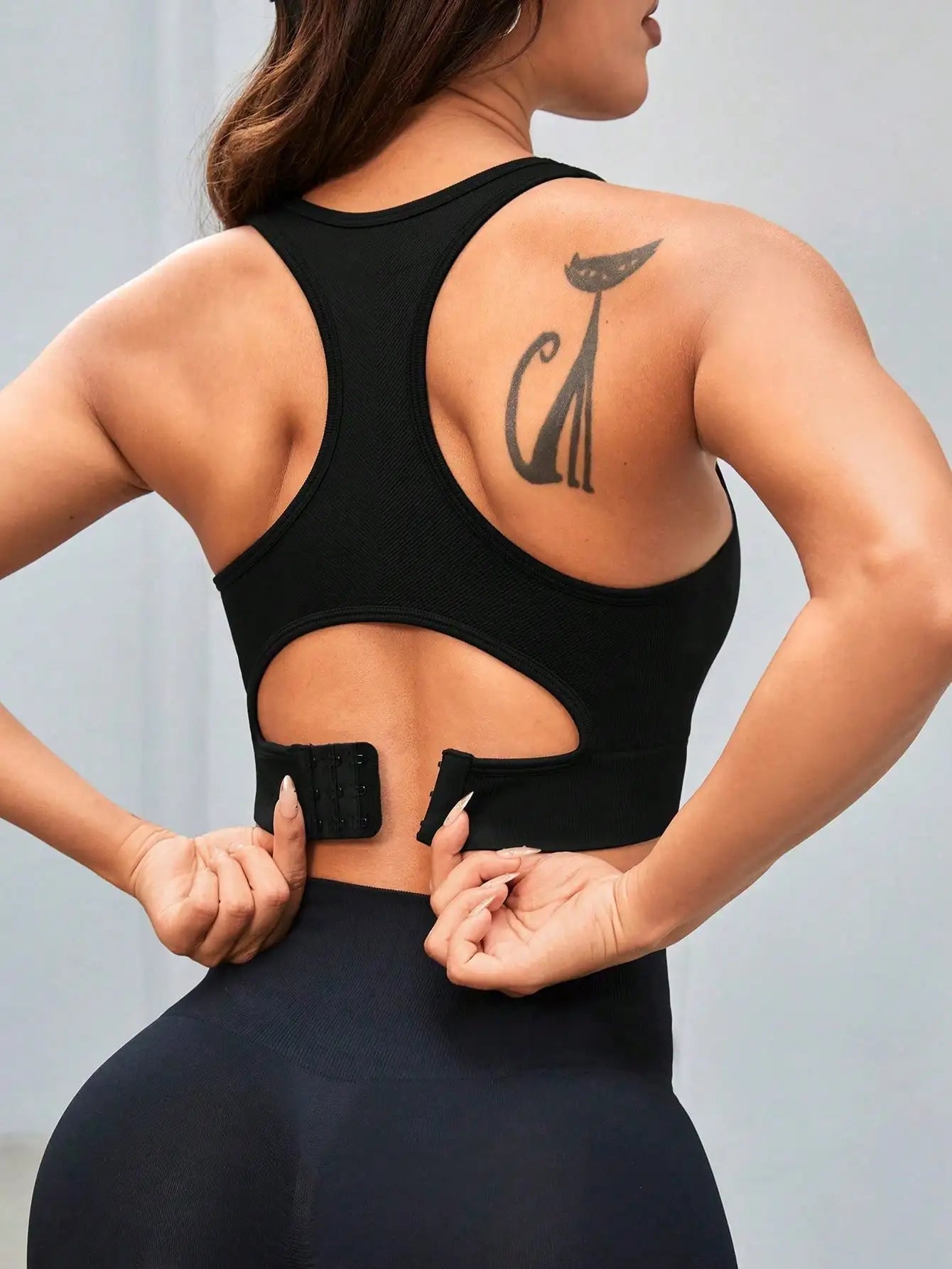 Women Sports Bra Longline Crop