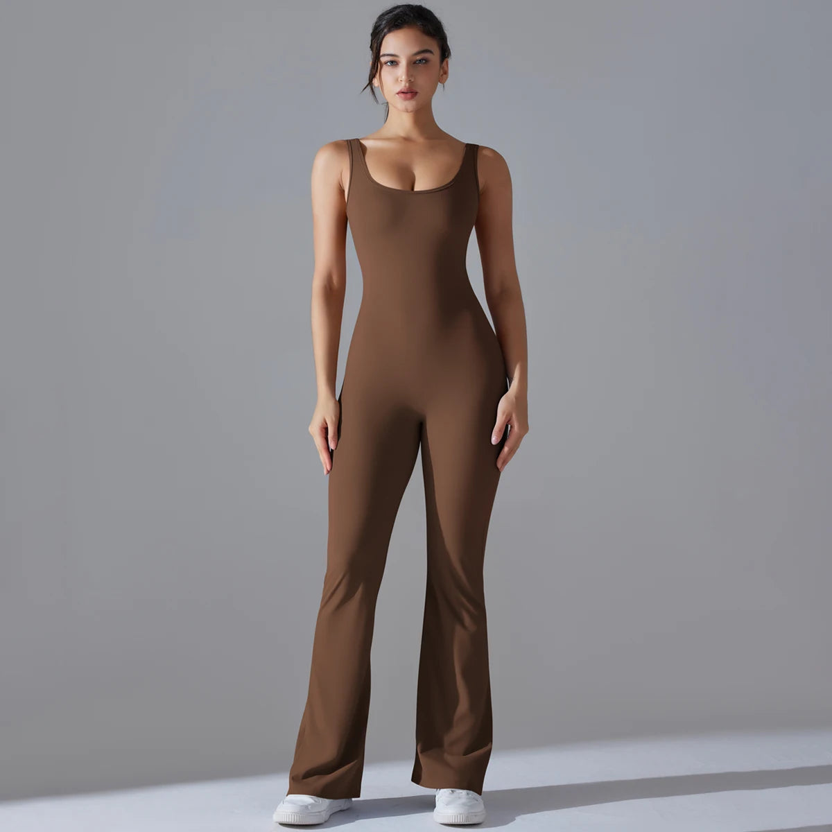 Women Jumpsuit Backless Fitness Suit