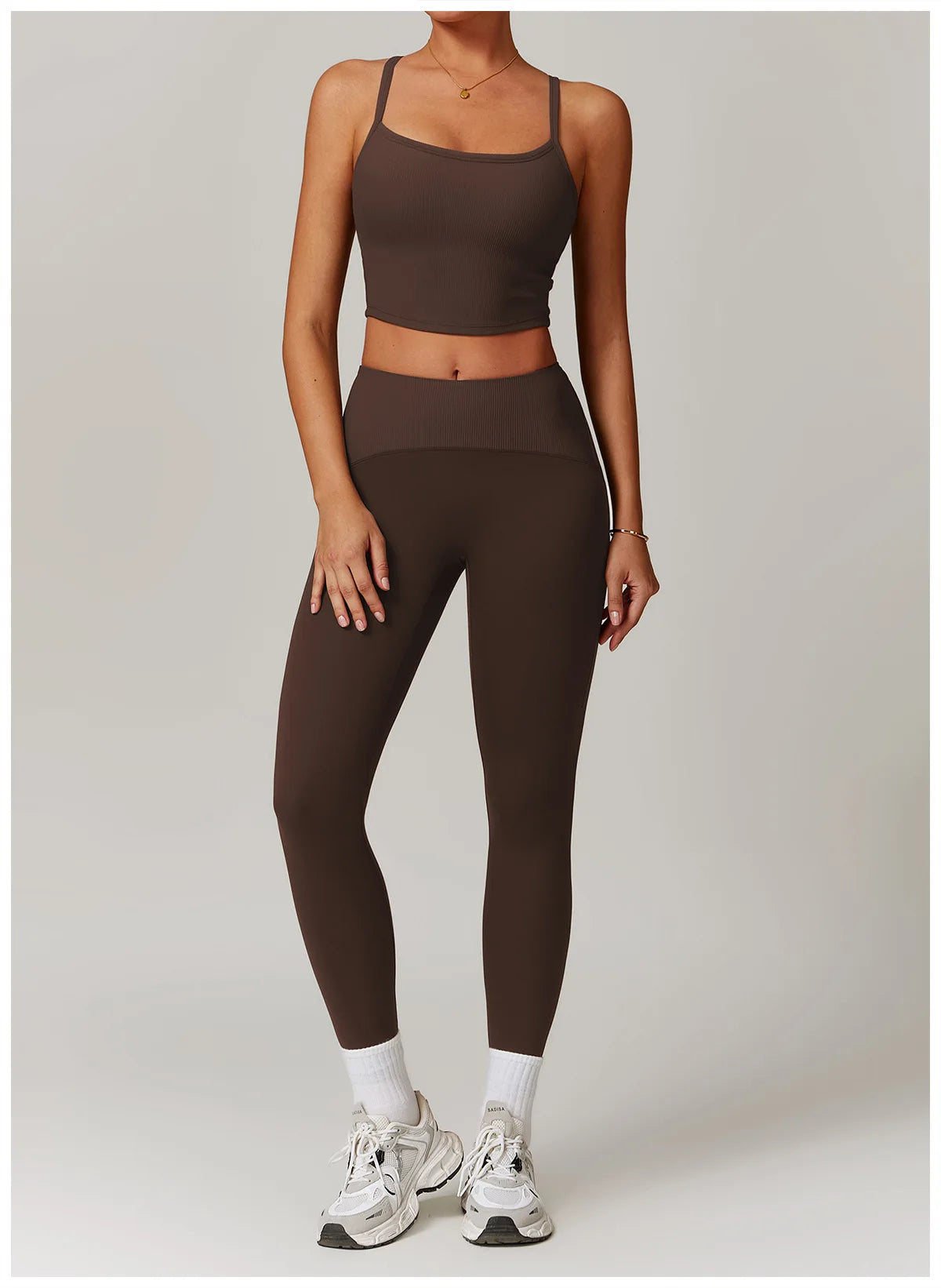 Women Yoga Set Jacket Bra Leggings