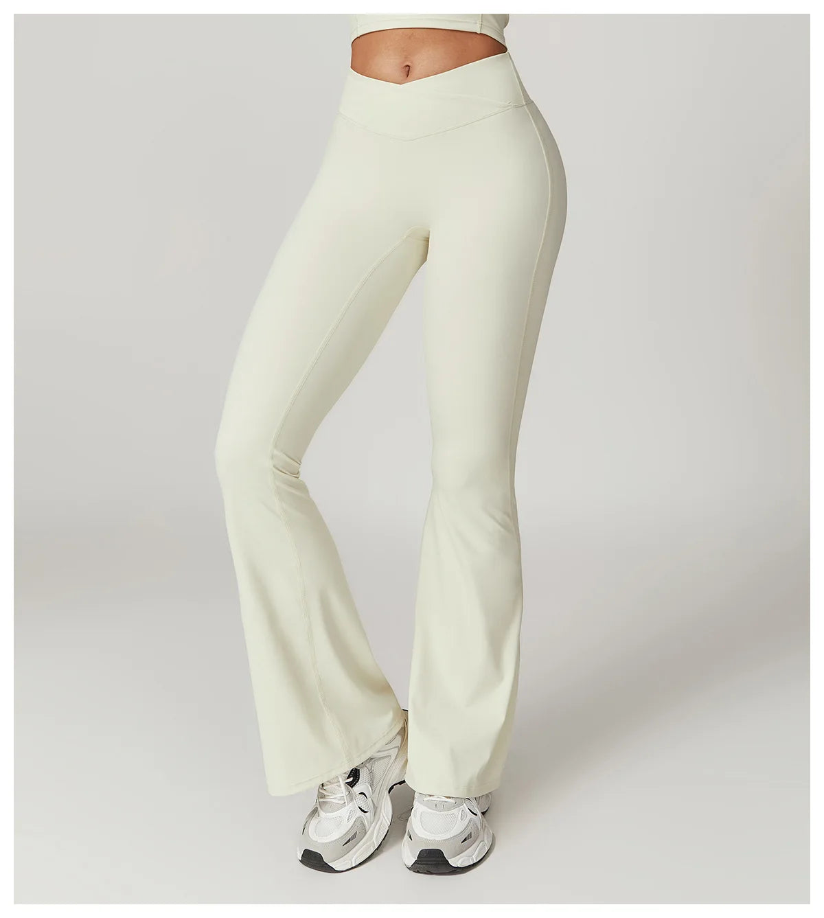 Women Leggings High Waist Flared Pants