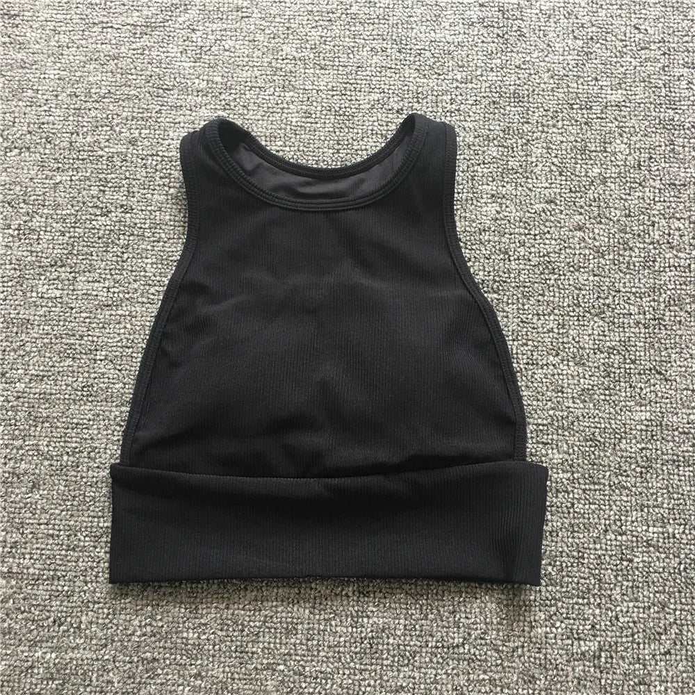 Women Sports Bra Strap Nylon Vest