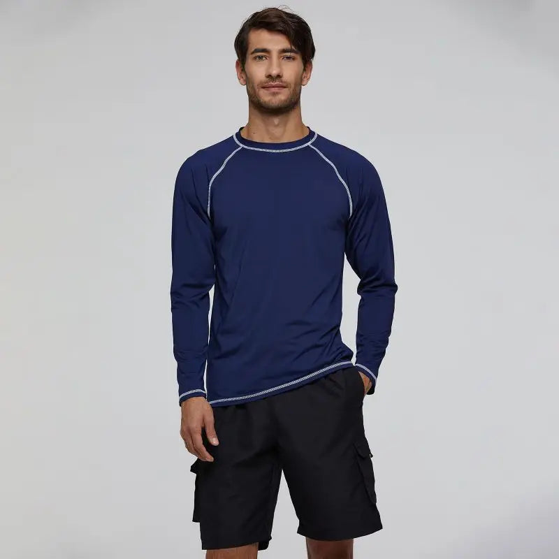 Men UV Protection Shirt Long Sleeve
