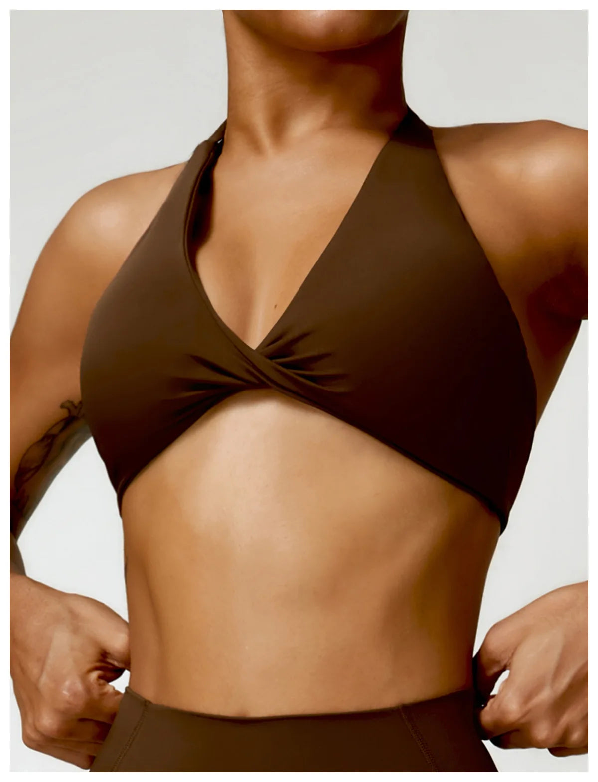 Women Sports Bra Halter Push Up