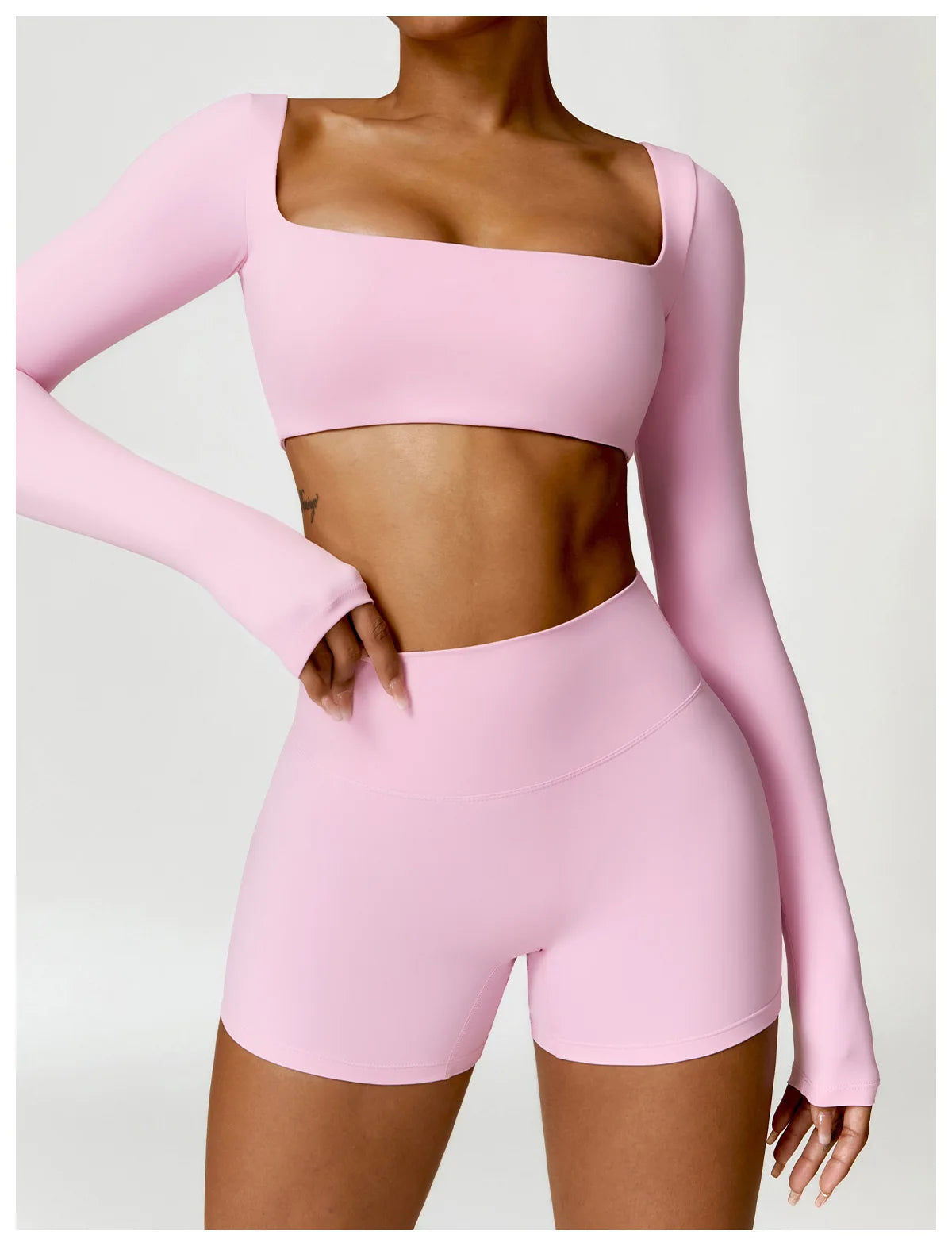 Women Yoga Tracksuit Set Long Sleeve