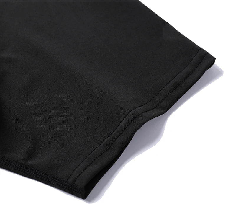 Men Rash Guard Shirt Compression