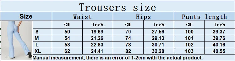 Women Leggings High Waist Flared Pants