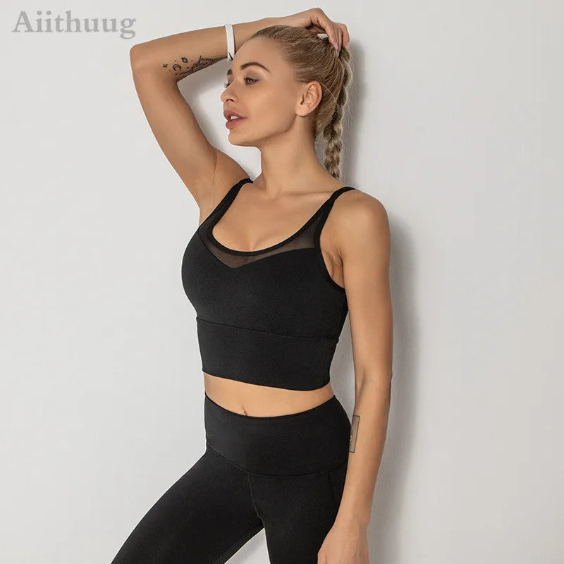 Women Sports Bra Yoga Crop Tank