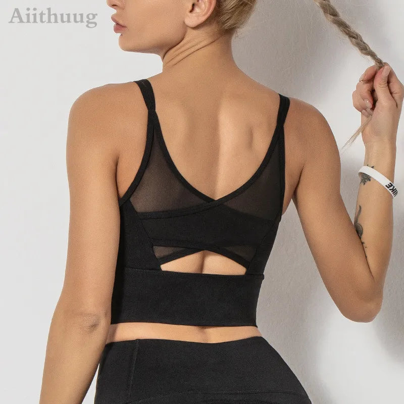 Women Sports Bra Yoga Crop Tank