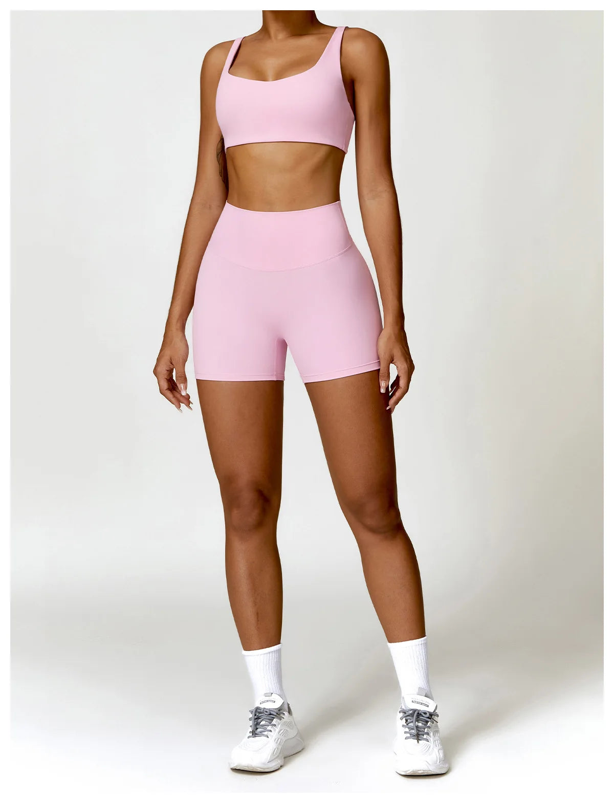 Women Yoga Set Long Sleeve Bra Leggings