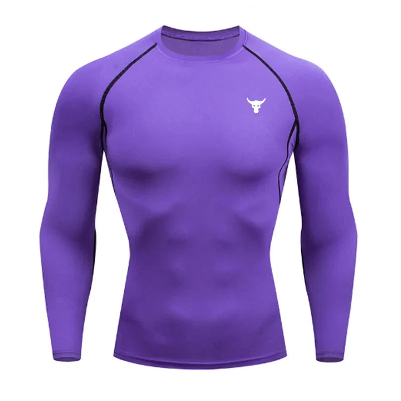 Men Compression Shirt Long Sleeve