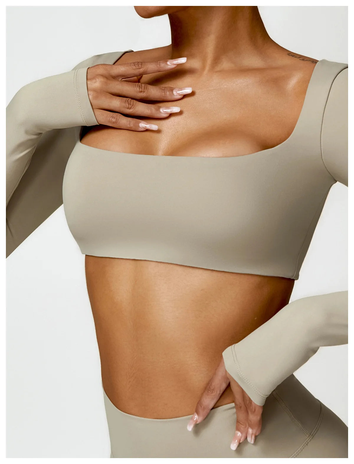 Women Yoga Tracksuit Set Long Sleeve
