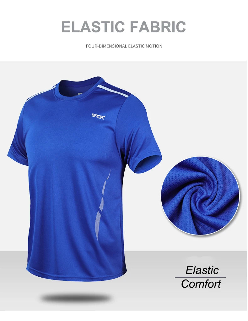 Men Running Set Shirt Shorts