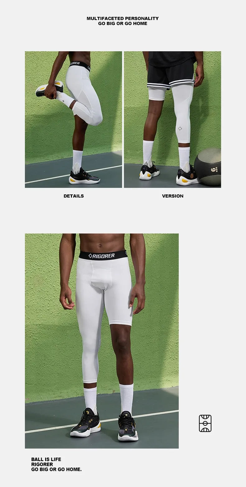 Men Compression Pants Basketball Training