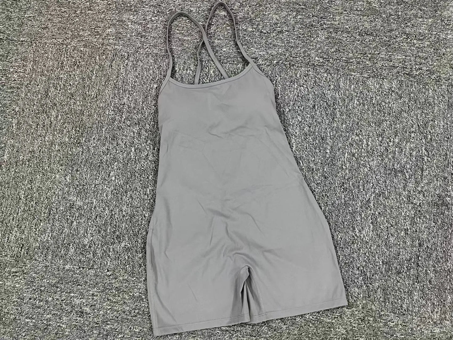 Women Yoga Set Shorts Jumpsuit
