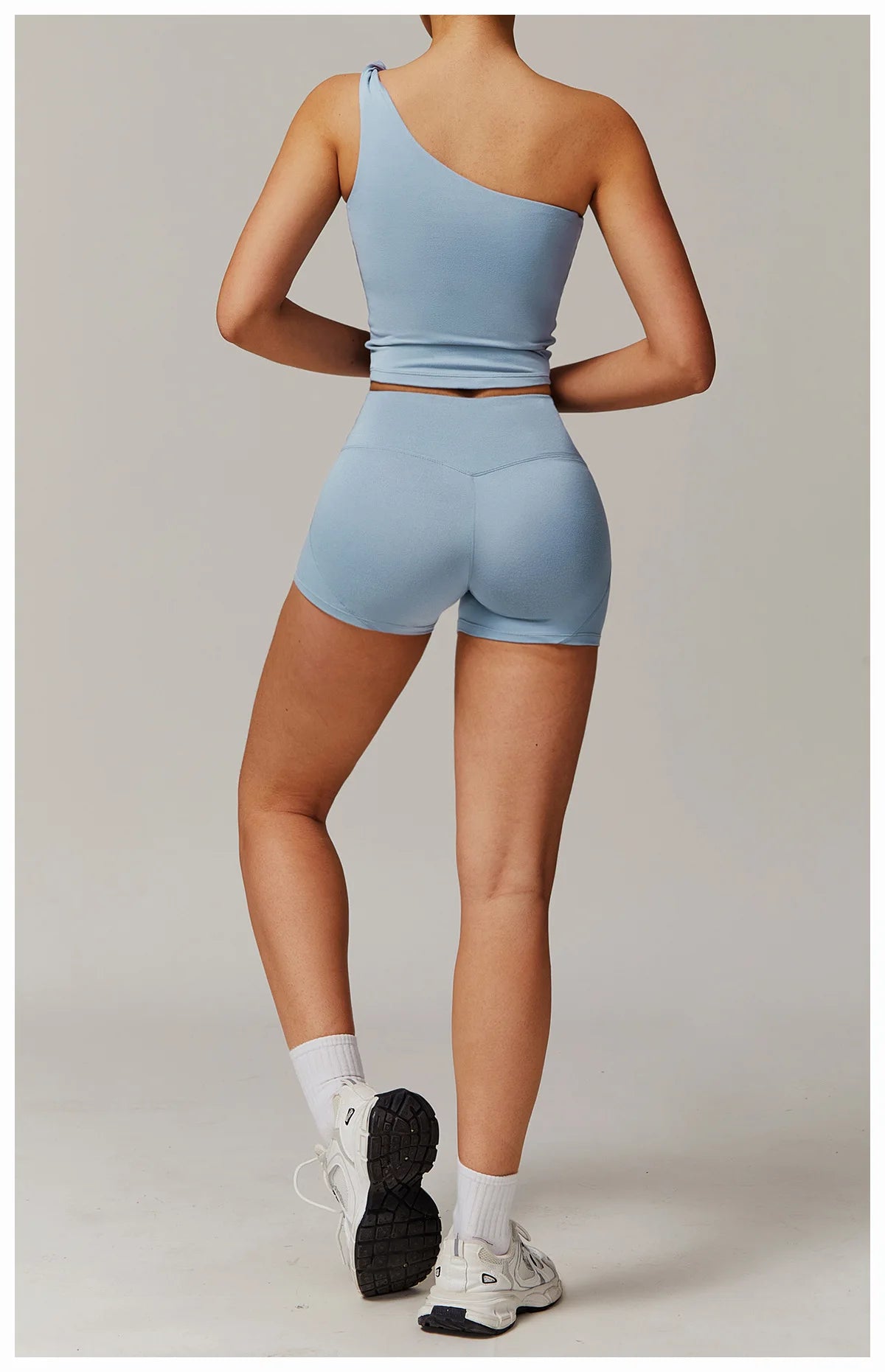 Women Yoga Set Long Sleeve Bell Pants