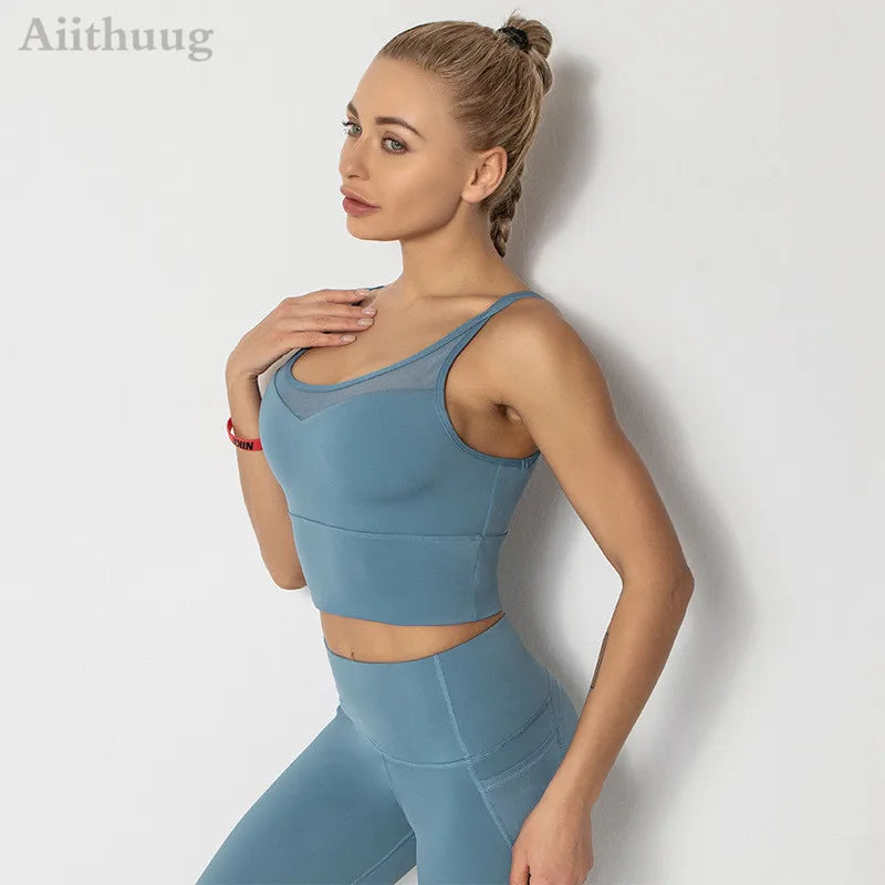 Women Sports Bra Yoga Crop Tank