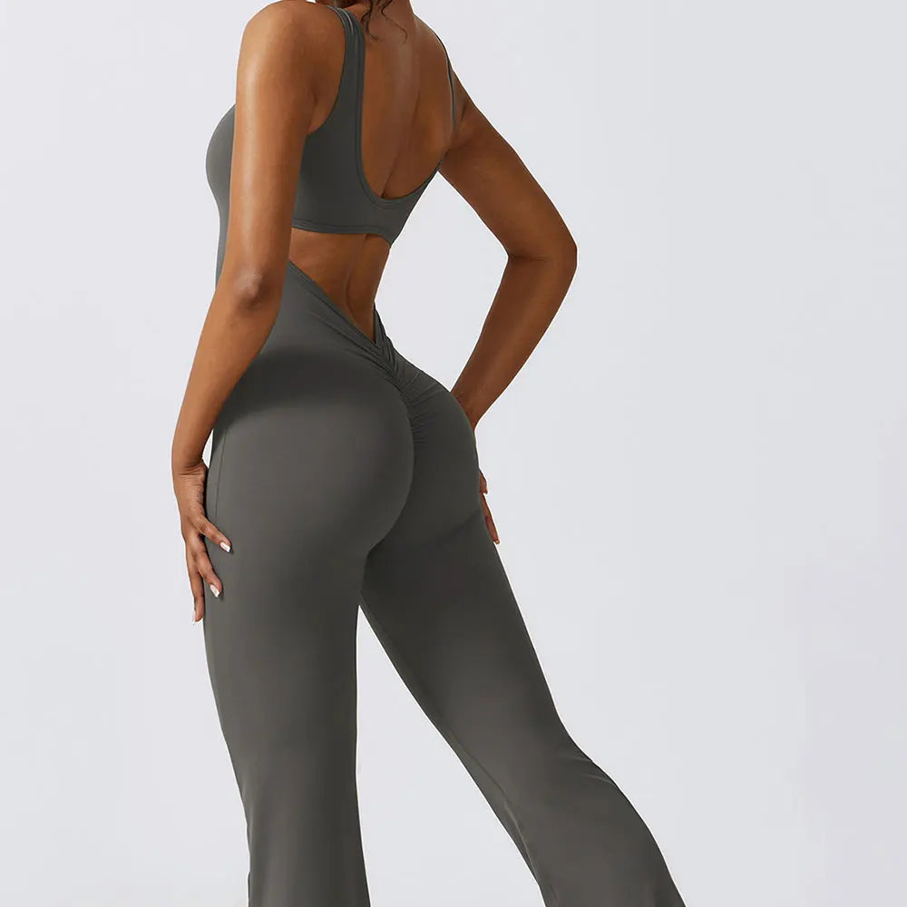 Women Jumpsuit Yoga Training Set