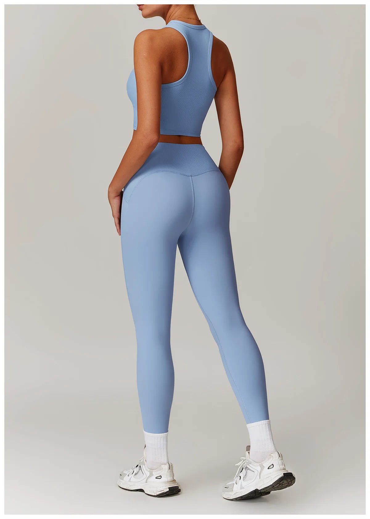 Women Yoga Set Jacket Bra Leggings