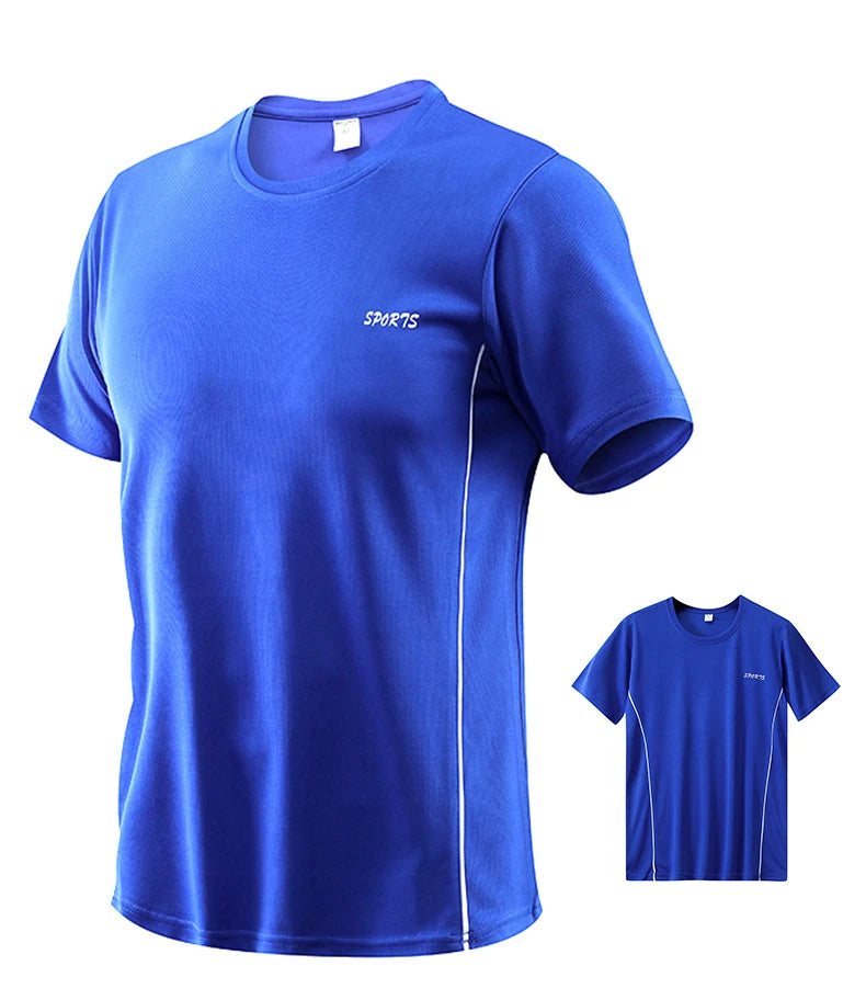 Men Sports Set Shirt Shorts Summer