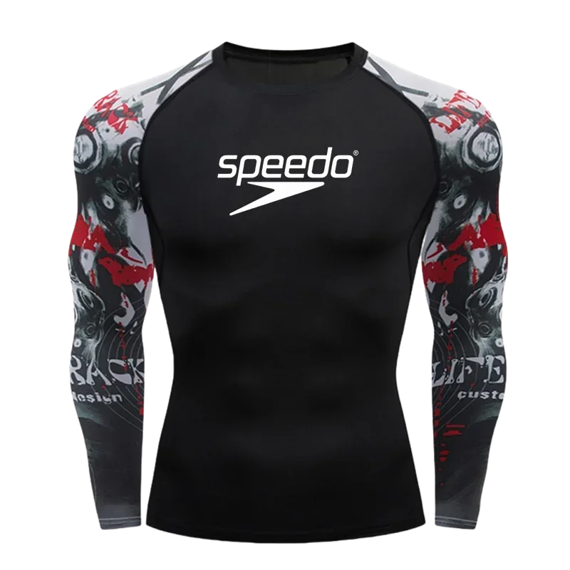 Men Compression Shirt Rashguard