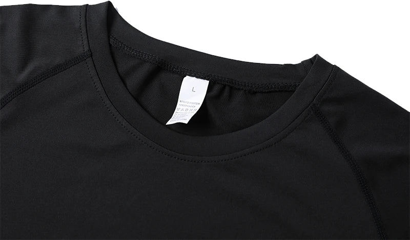 Men Rash Guard Shirt Compression