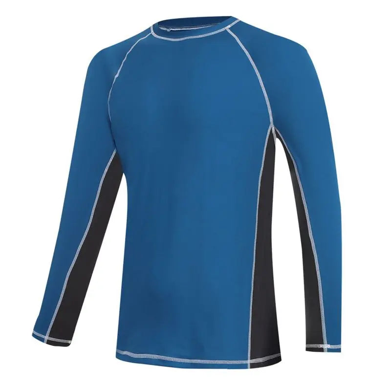 Men Rash Guard Shirt Long Sleeve