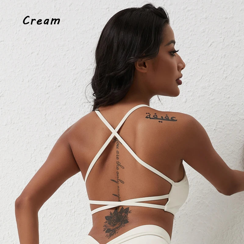 Women Yoga Bra Crop Tank