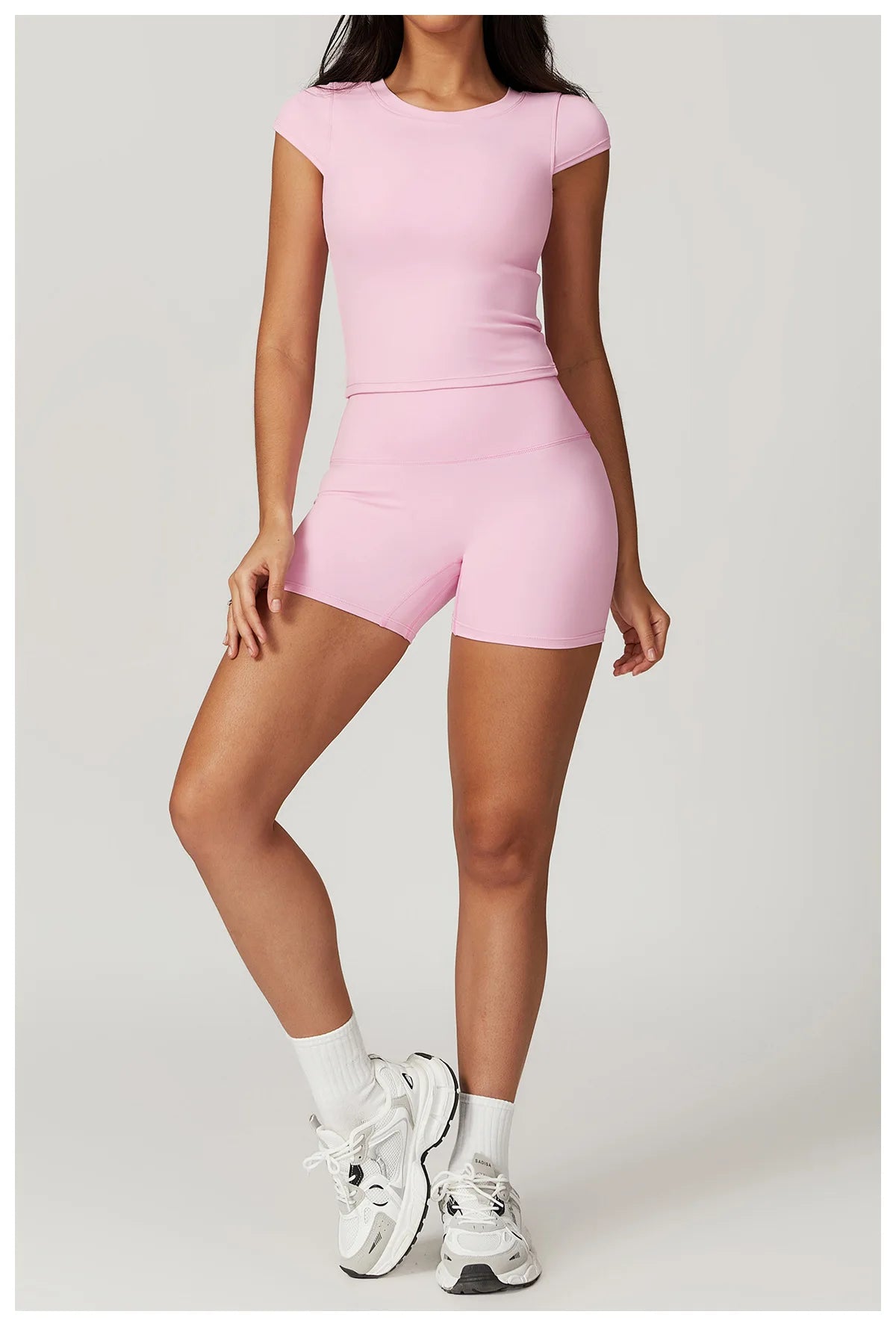 Women Yoga Set Leggings Skirt
