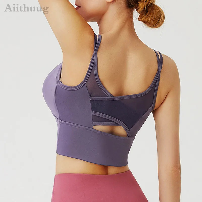 Women Sports Bra Yoga Crop Tank