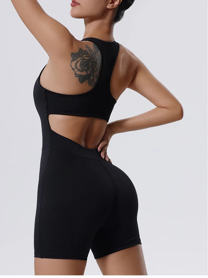 Women Jumpsuit Tracksuit Gym Set