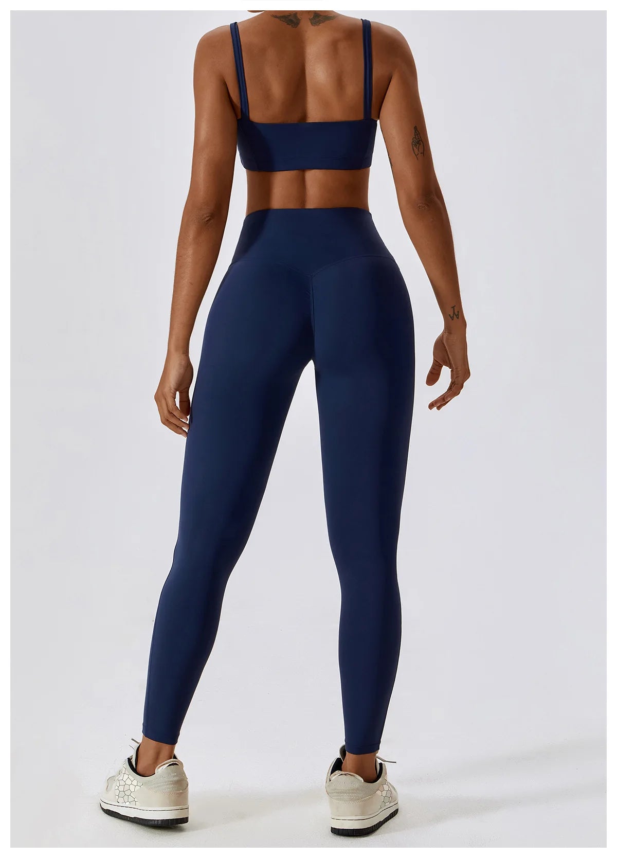 Women Yoga Set Nude Bra Leggings
