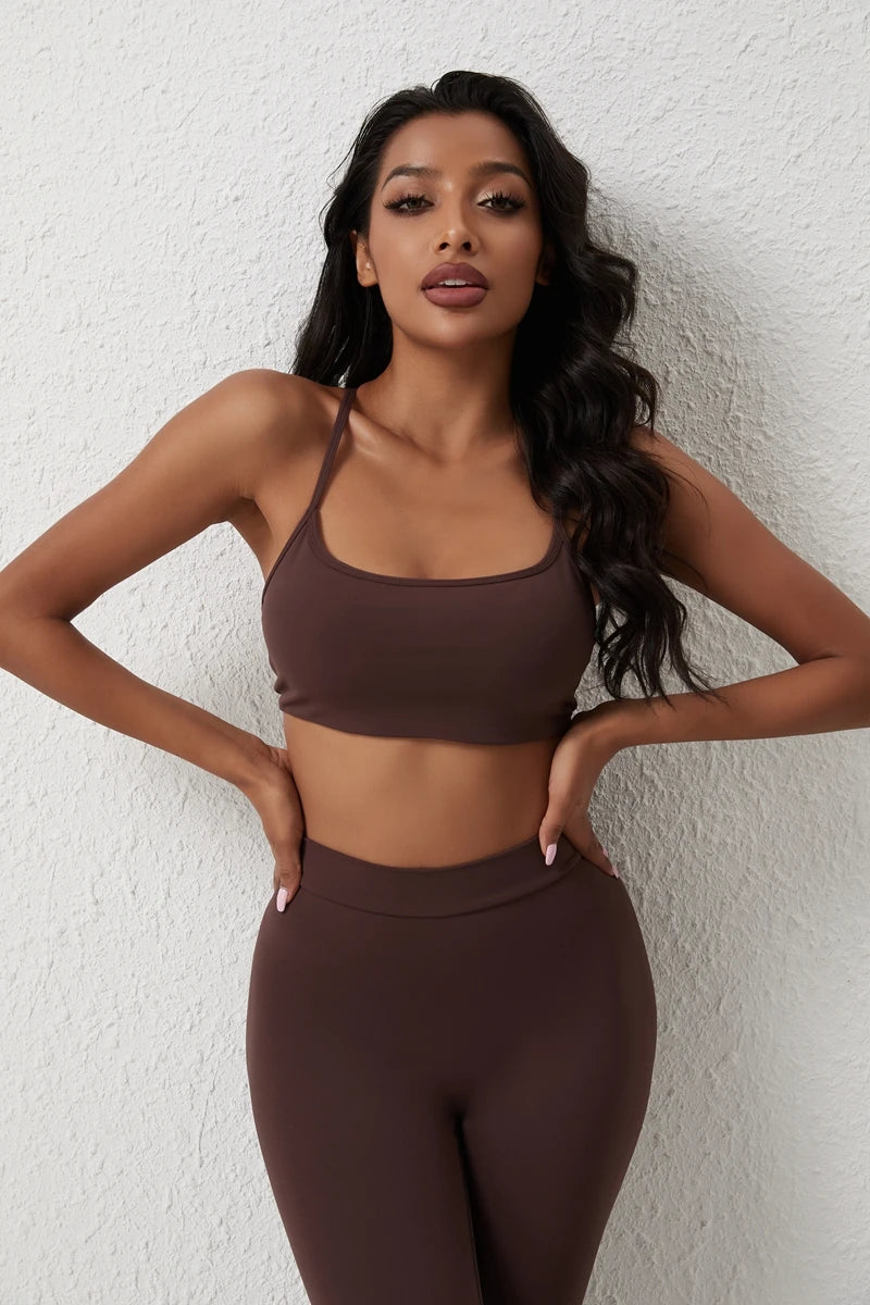 Women Yoga Bra Crop Tank