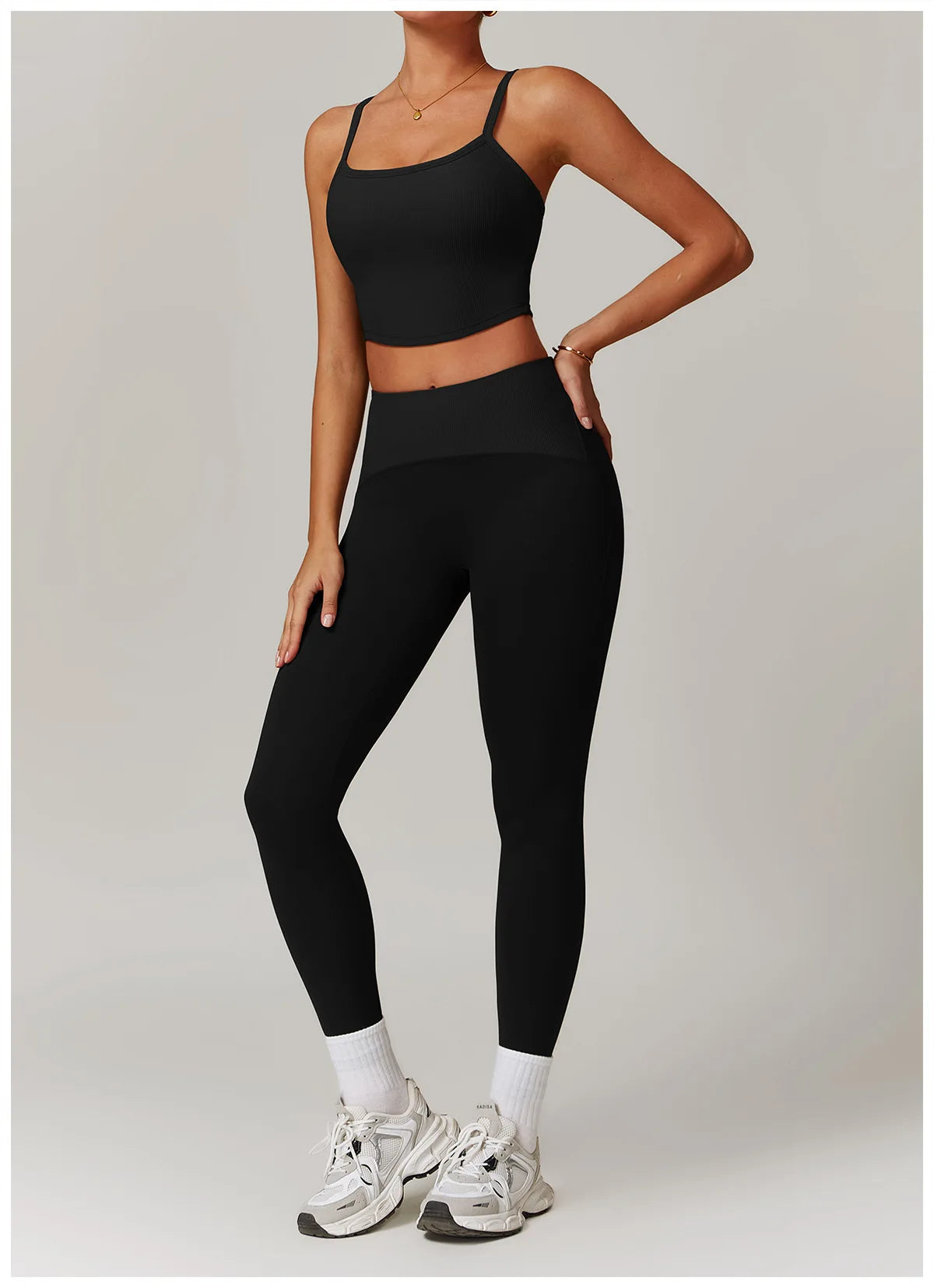 Women Yoga Set Jacket Bra Leggings