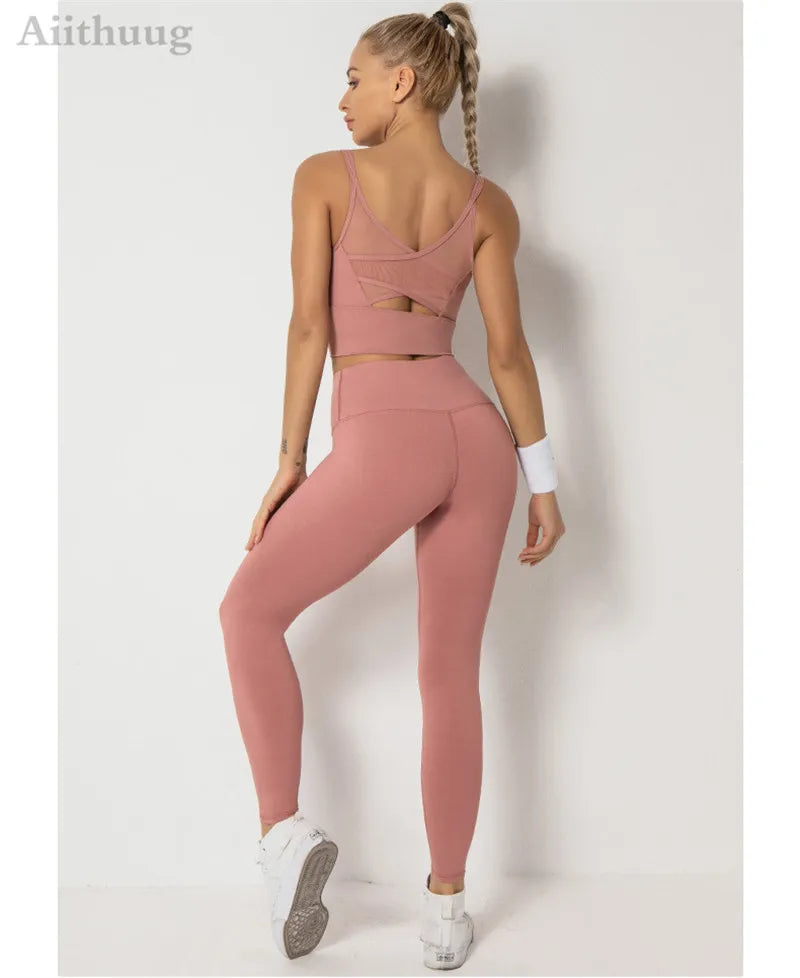 Women Sports Bra Yoga Crop Tank