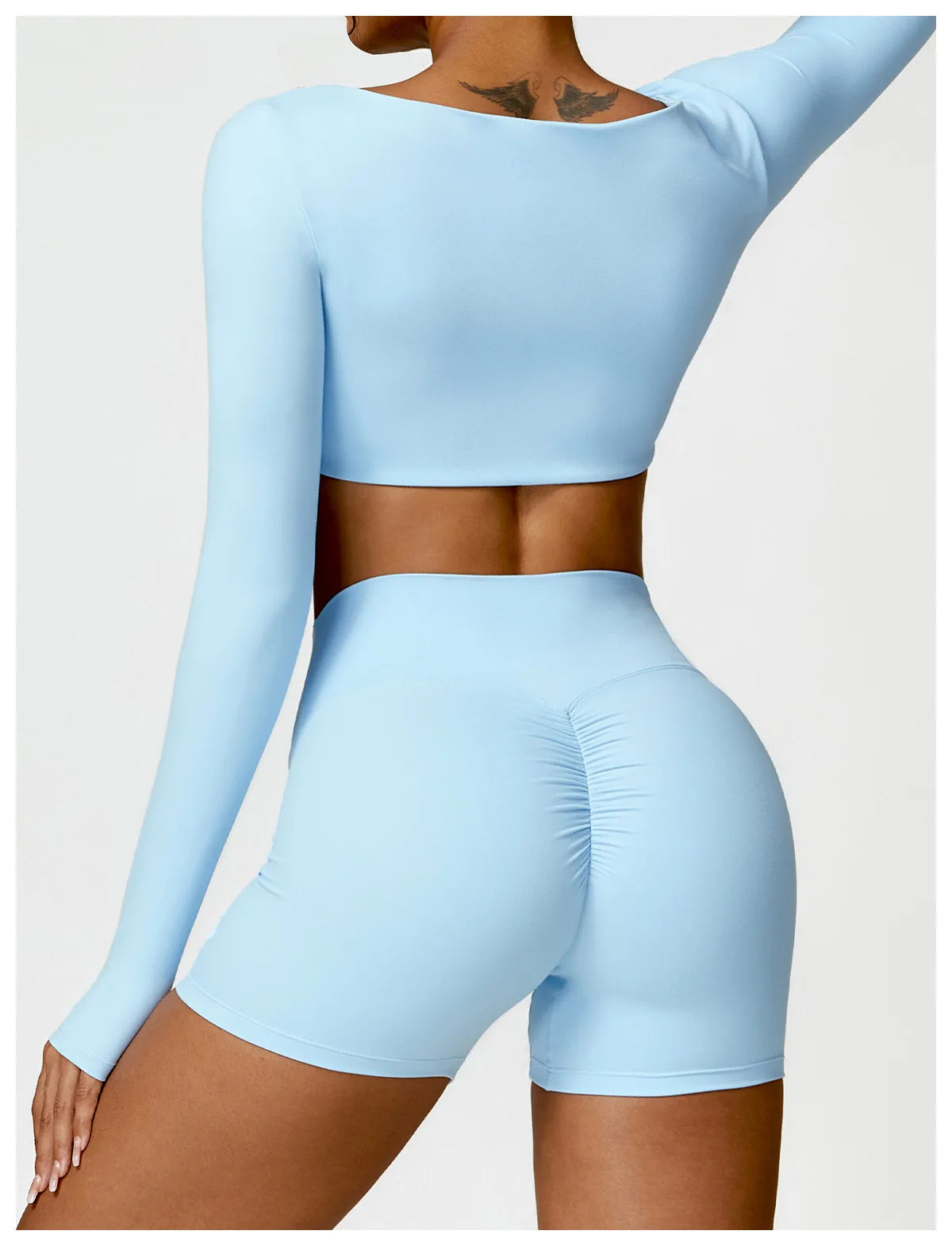 Women Yoga Tracksuit Set Long Sleeve