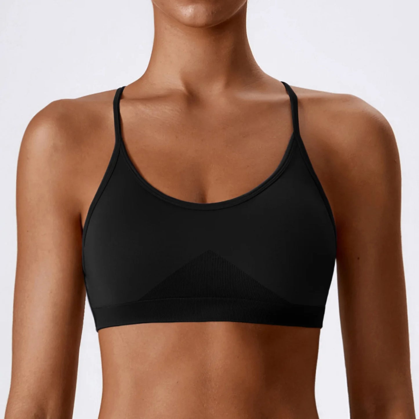 Women Sports Bra Cross Strap