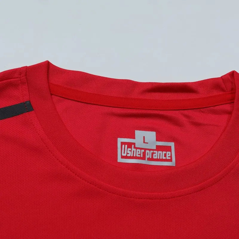 Men Running Set Shirt Shorts